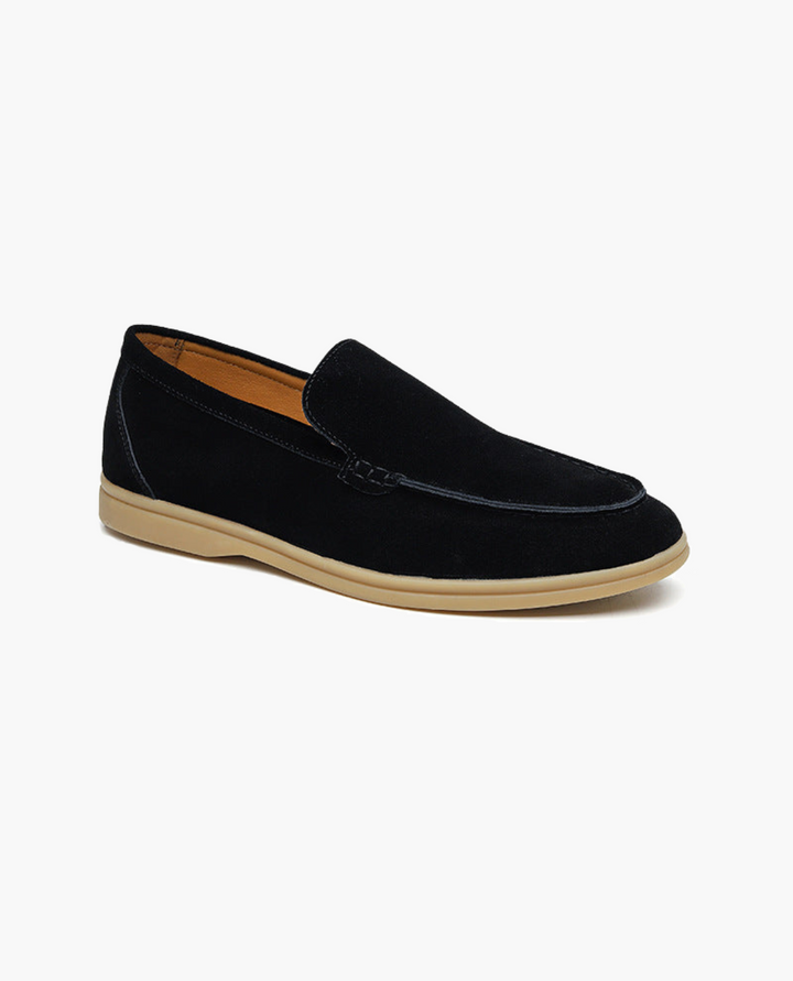 Elegante Bequeme Herren Wildleder-Loafers