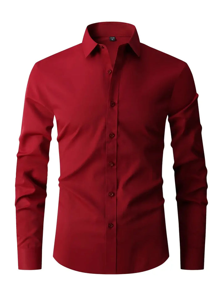 Elegantes Vielseitiges Herren Langarmhemd