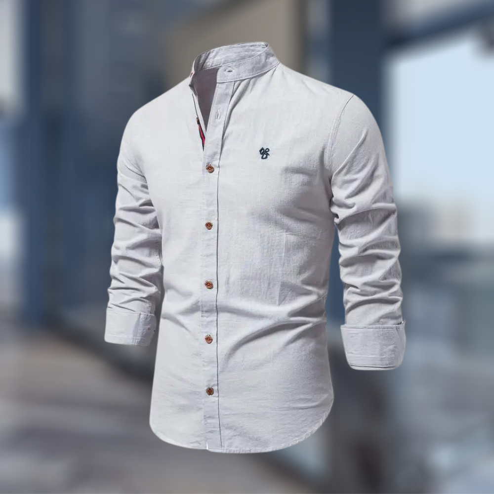 Modisches Langarm Herren Poloshirt