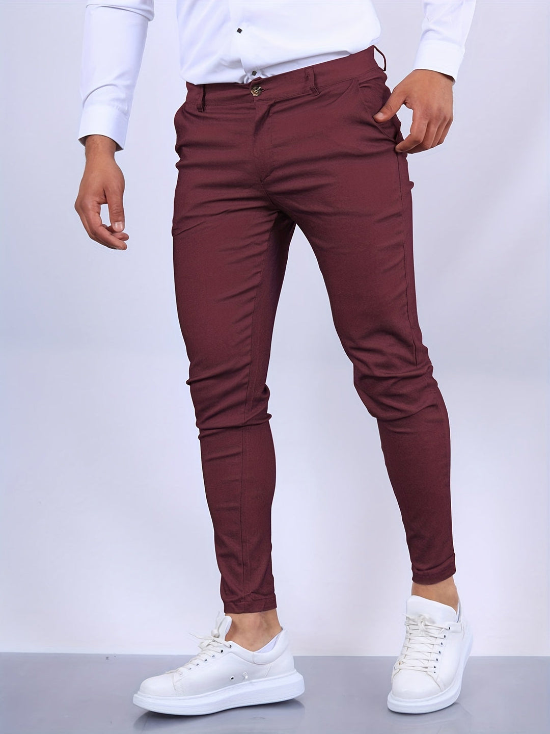 Elegante Slim Fit Herren Hose – Modernes Design
