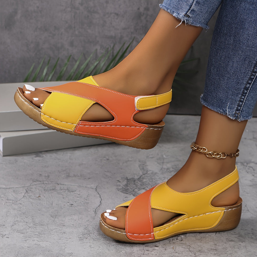 Bequeme Damen Plateau-Sandalen