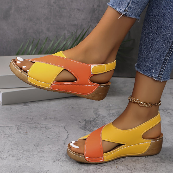 Bequeme Damen Plateau-Sandalen