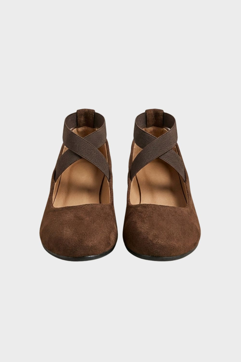 Elegante Bequeme Damen Ballerinas mit Kreuzriemen