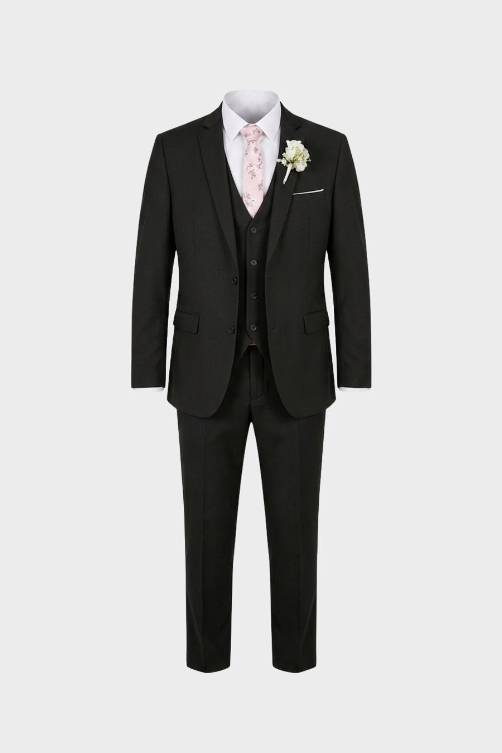 Eleganter 3-Teiliger Herren Anzug mit Weste