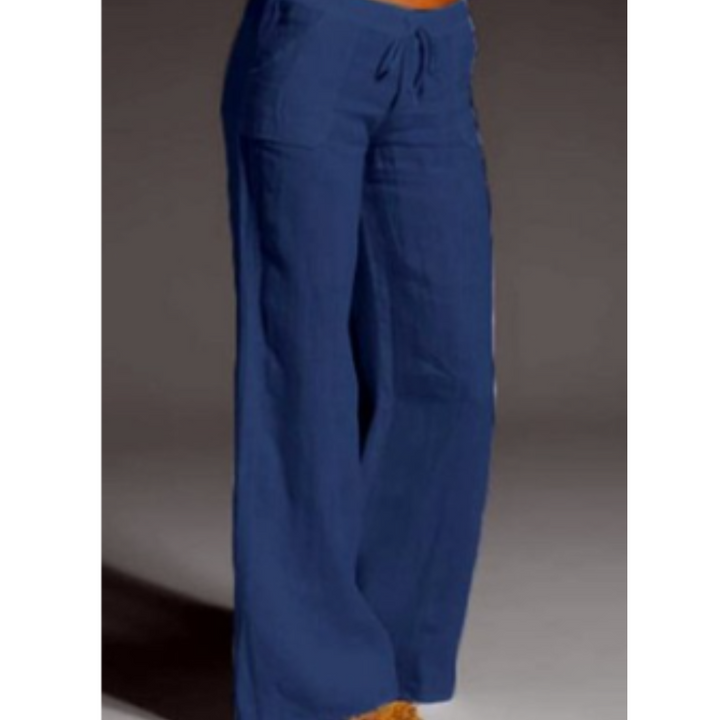 Elegante Bequeme Damen Hose mit weitem Bein