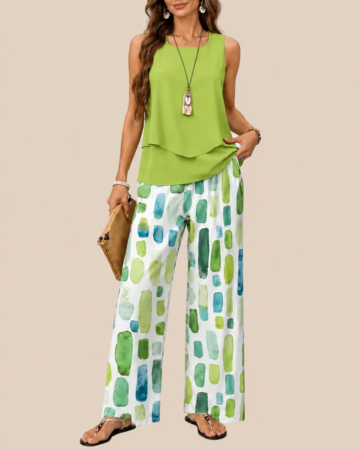 Stilvolles Bequemes Damen Zweiteiler Set