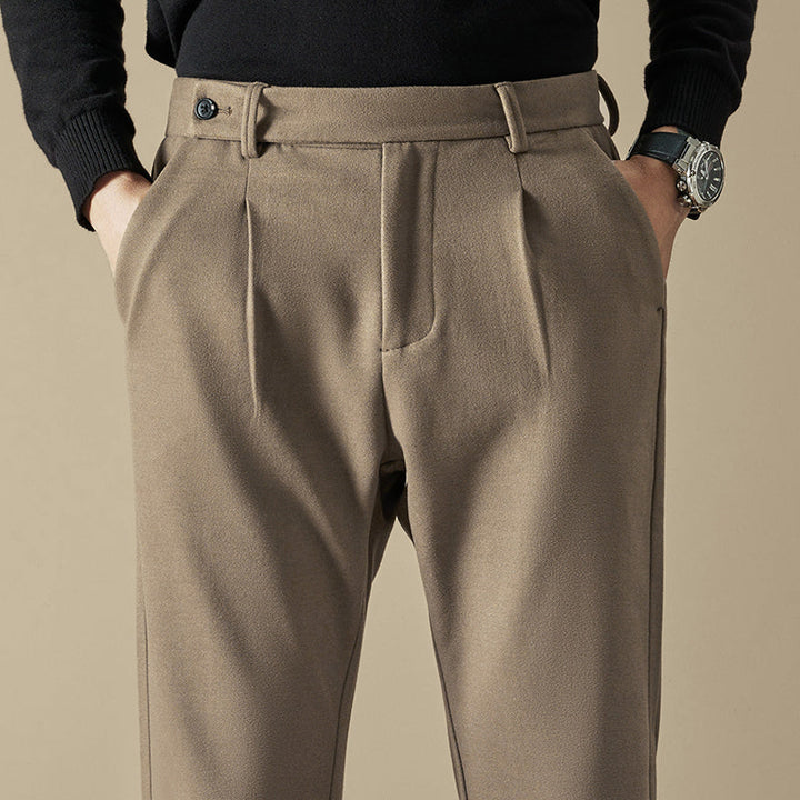 Klassische Herren Stoffhose aus Wollmischung