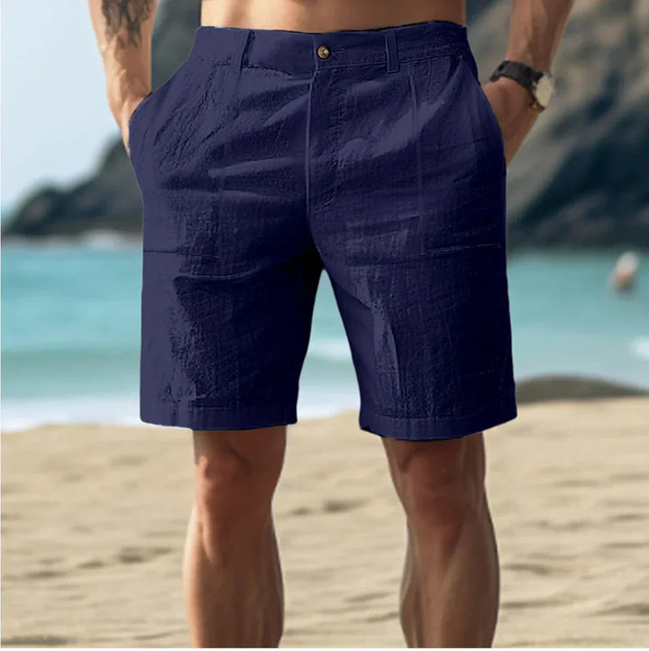 Atmungsaktive Lässige Herren Leinen-Shorts