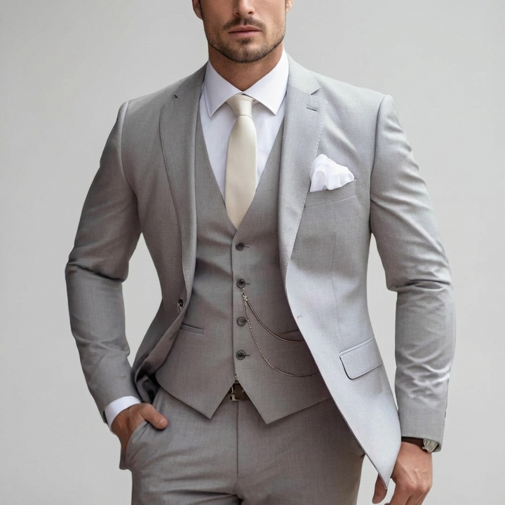 Eleganter Dreiteiliger Herren Anzug für Hochzeit &amp; Festliche Anlässe