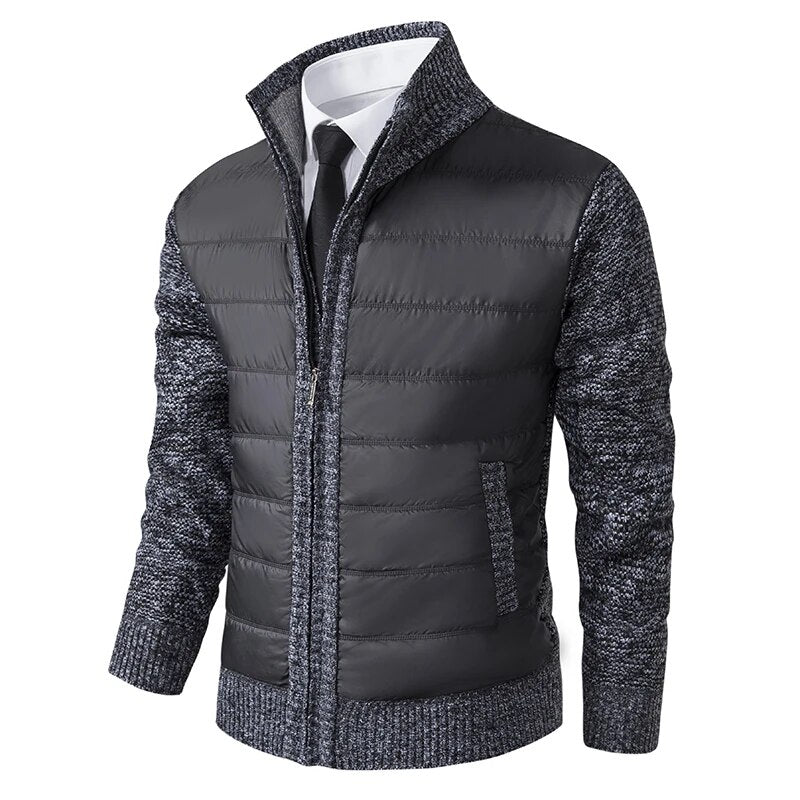 Lässige Vielseitige Herren Jacke mit Stehkragen