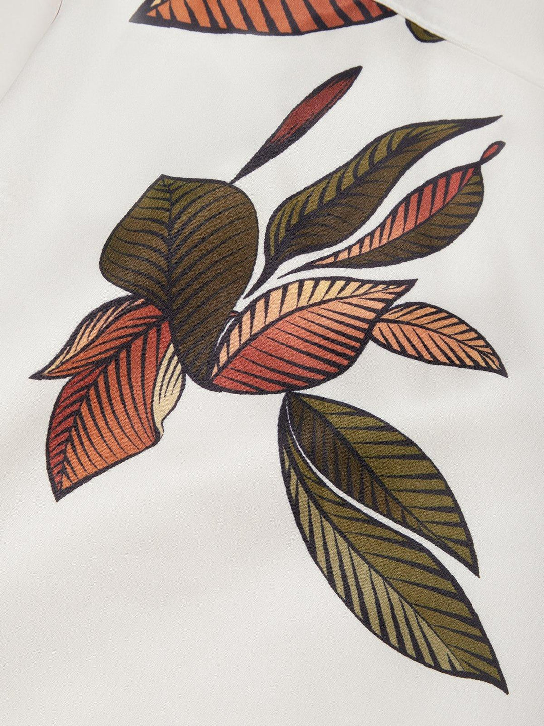 Midikleid mit botanischem Wickeldesign