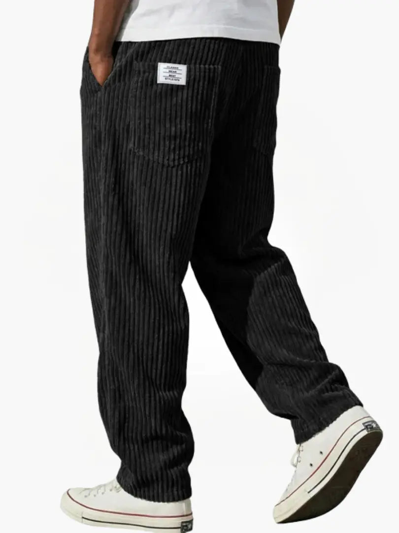 Lässige Herren Cordhose mit Kordelzug
