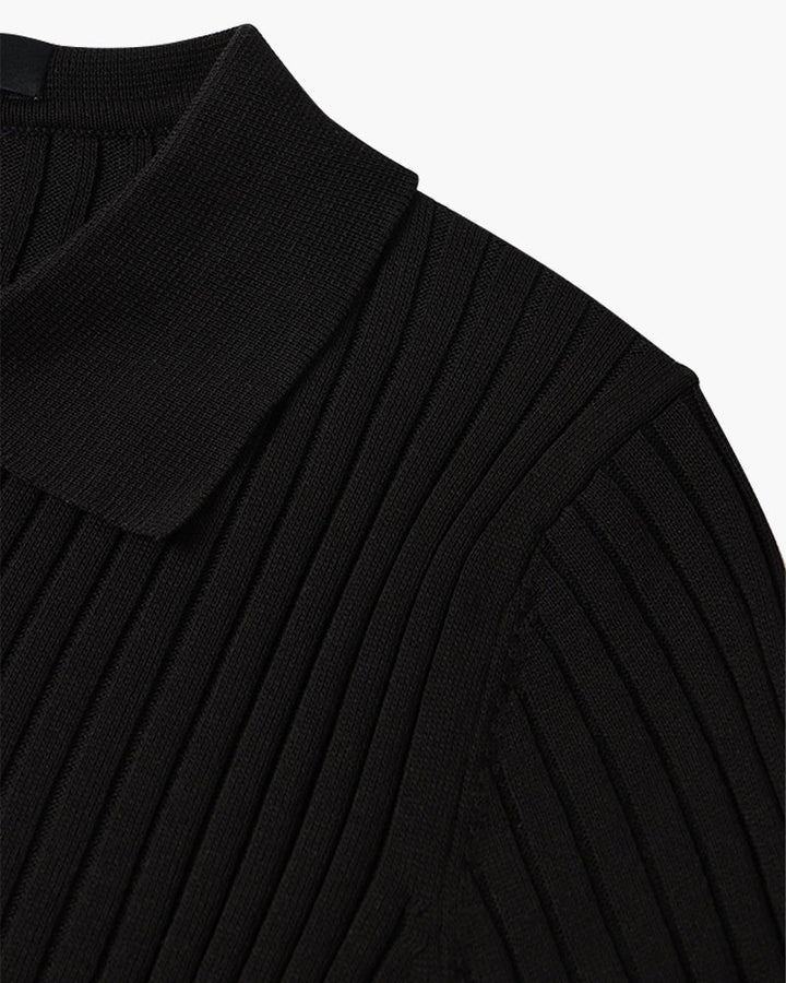 Elegantes Herren Poloshirt mit V-Ausschnitt