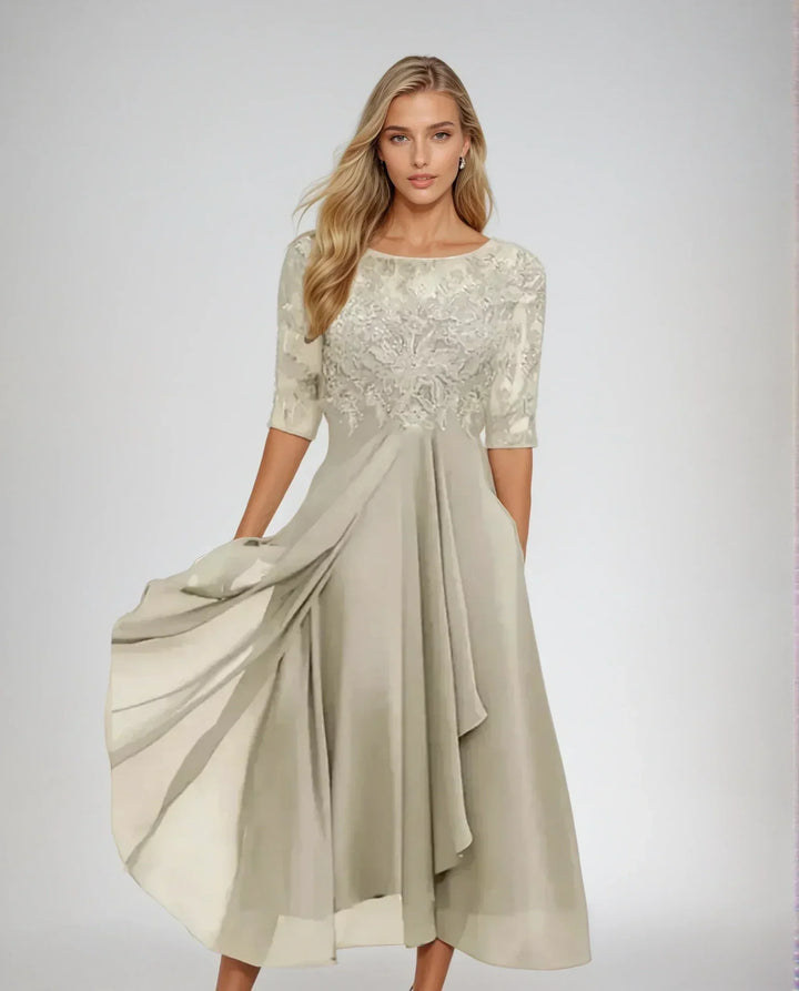 Elegantes Damen Spitzenkleid