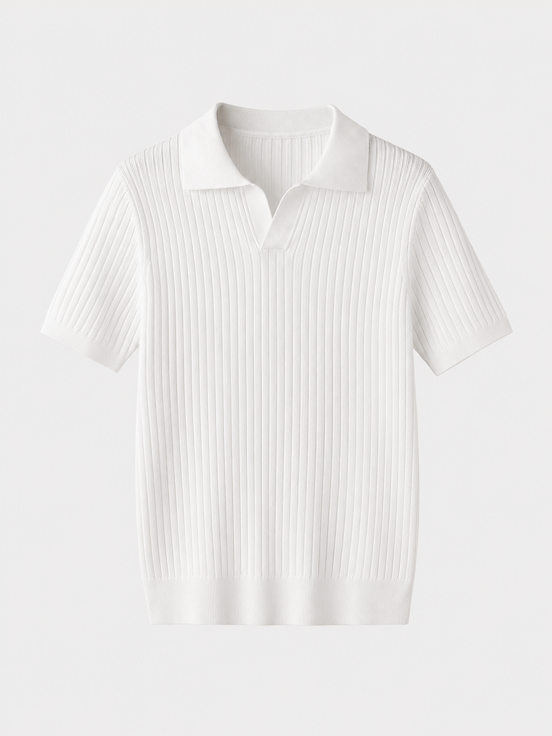 Elegantes Herren Poloshirt mit V-Ausschnitt