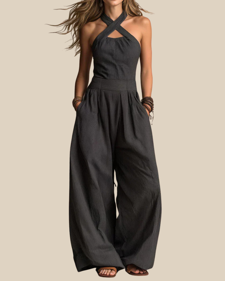Eleganter Neckholder Damen Jumpsuit