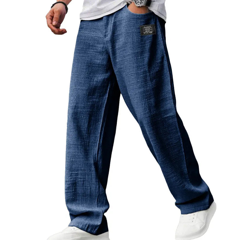 Leichte Herren Hose mit Geradem Bein
