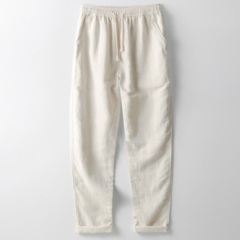 Leichte Sommerliche Herren Leinenhose