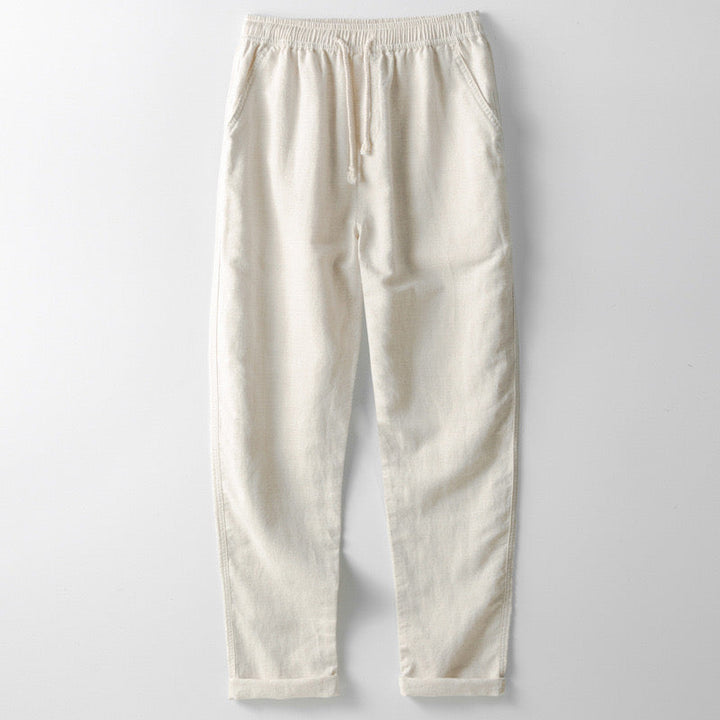 Leichte Sommerliche Herren Leinenhose