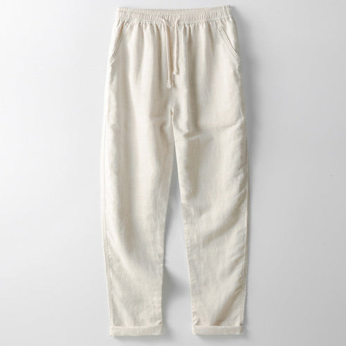 Leichte Sommerliche Herren Leinenhose