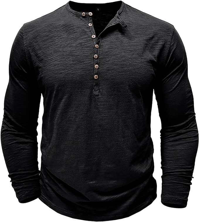 Lässiges Baumwoll Herren Shirt