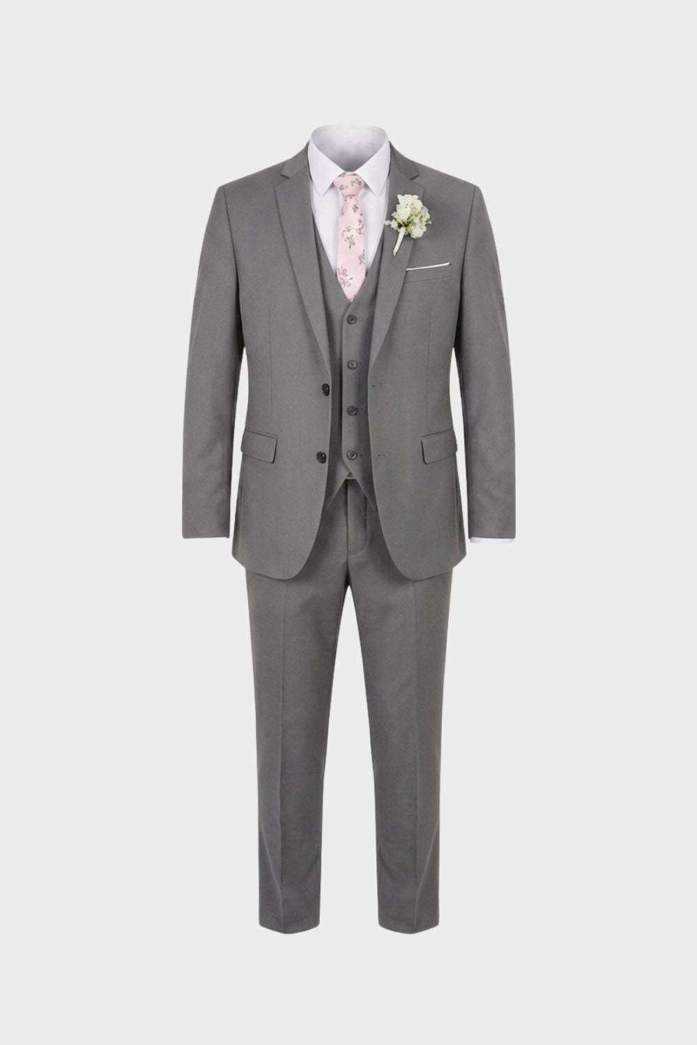 Eleganter 3-Teiliger Herren Anzug mit Weste