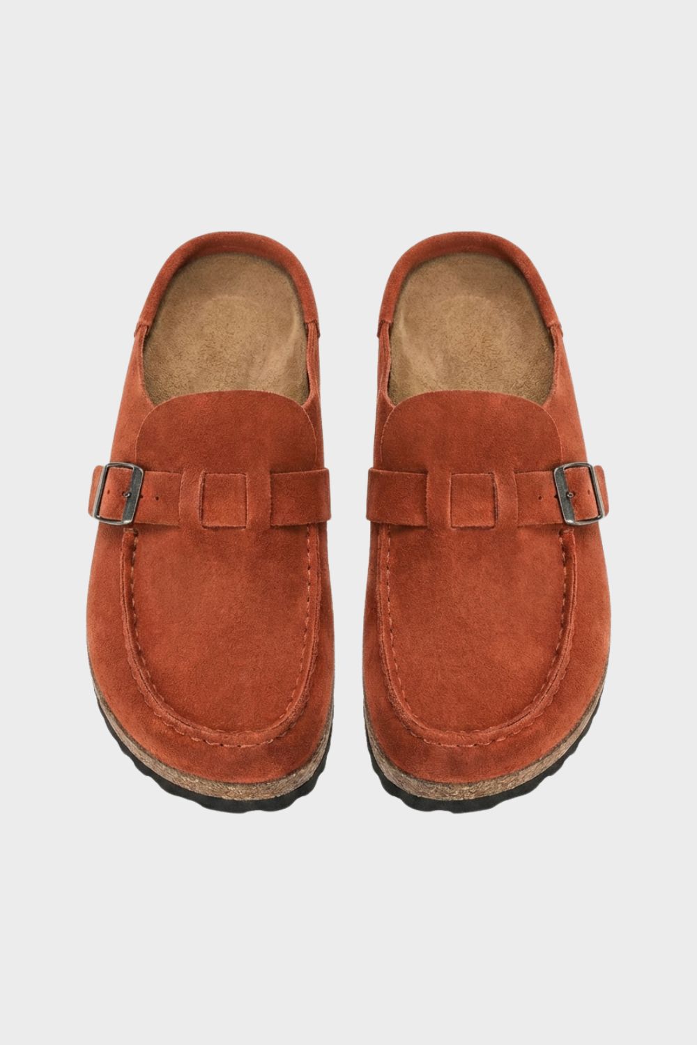 Bequeme Geschlossene Damen Clogs mit Schnalle