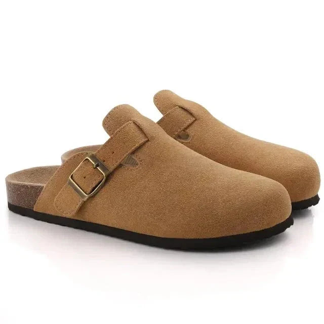 Elegante Klassische Herren Wildleder-Slipper