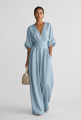 Eleganter Fließender Damen Jumpsuit