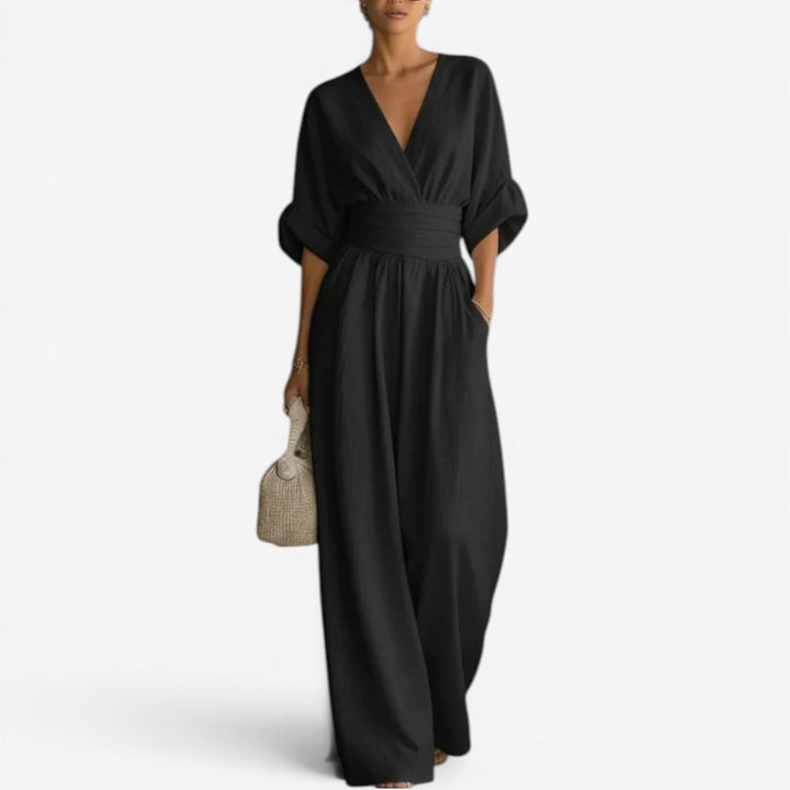 Eleganter Fließender Damen Jumpsuit