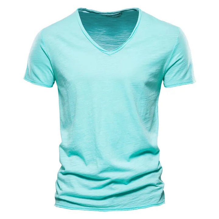 Atmungsaktives Leichtes Herren T-Shirt aus Baumwolle