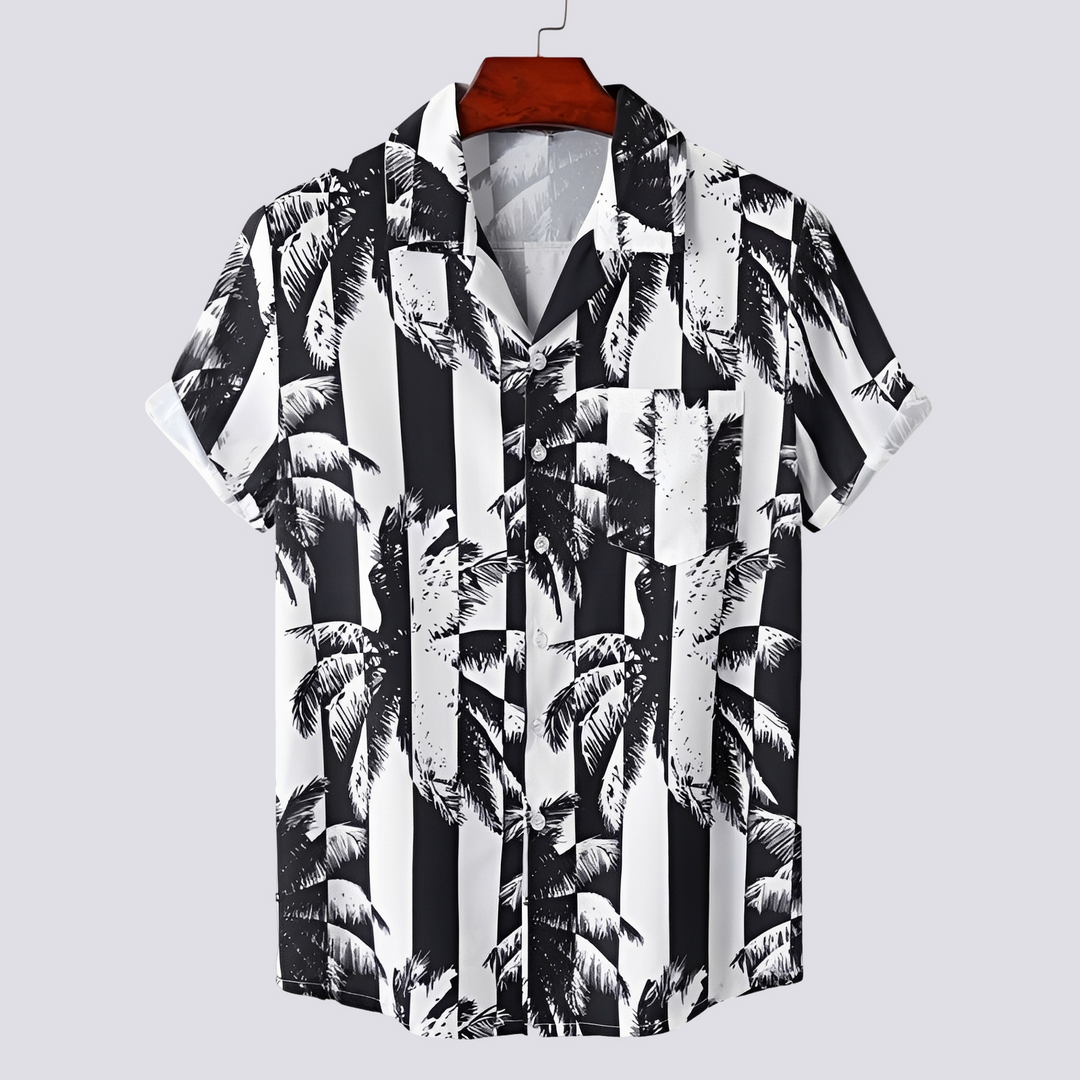 Sommerliches Lässiges Herren Hawaii-Hemd