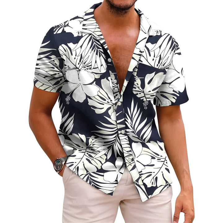 Sommerliches Tropisches Herren Hemd