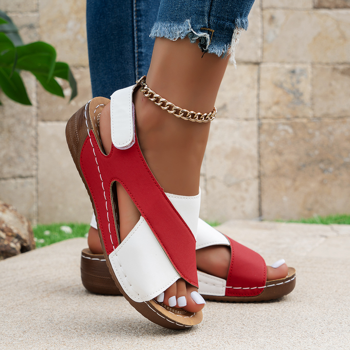 Bequeme Damen Plateau-Sandalen