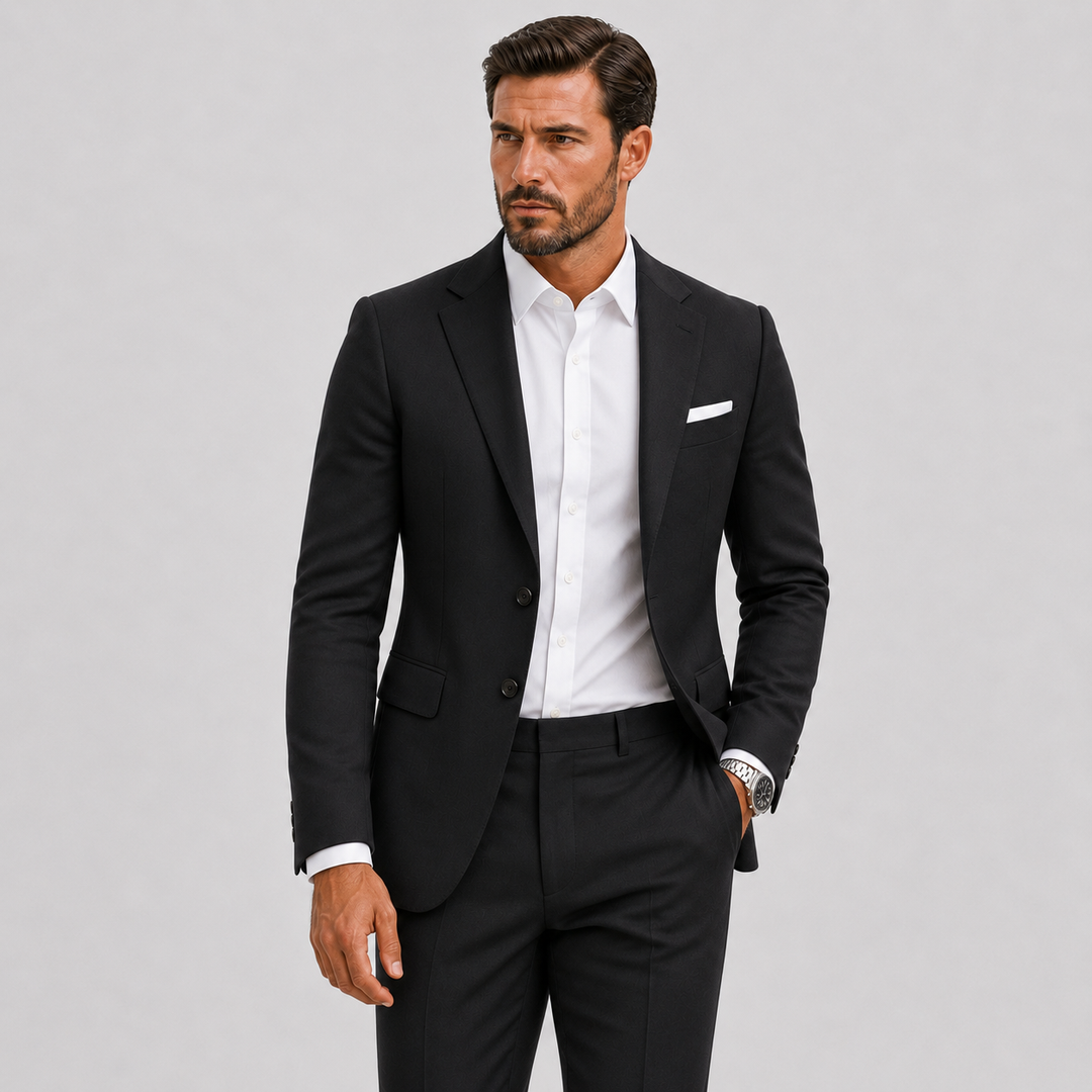 Eleganter Slim Fit Herren Anzug
