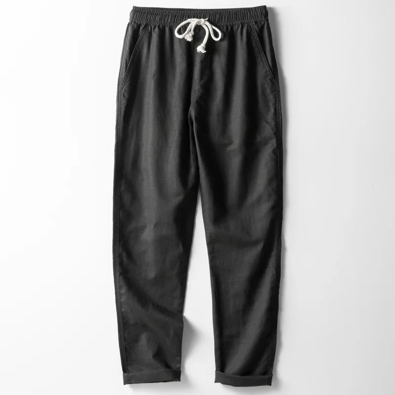 Leichte Sommerliche Herren Leinenhose