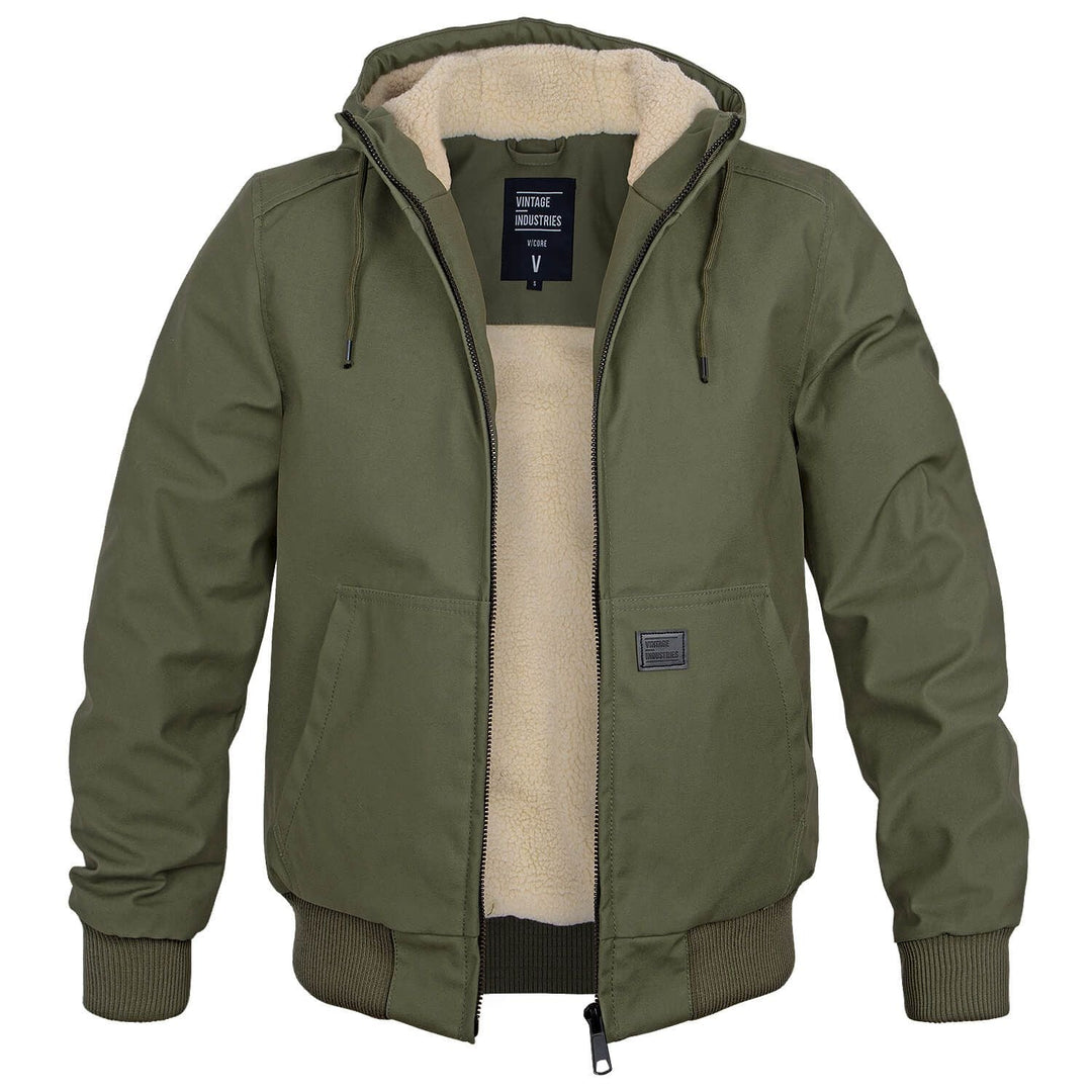 Winterjacke Herren | Übergangsjacke Herren | Kapuze &amp; Bündchen für stabilen Sitz