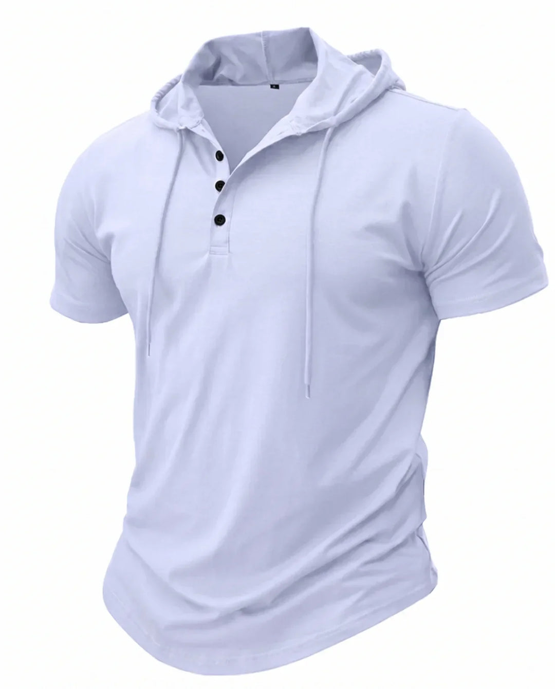 Lässiges Herren Kapuzen-Henleyshirt