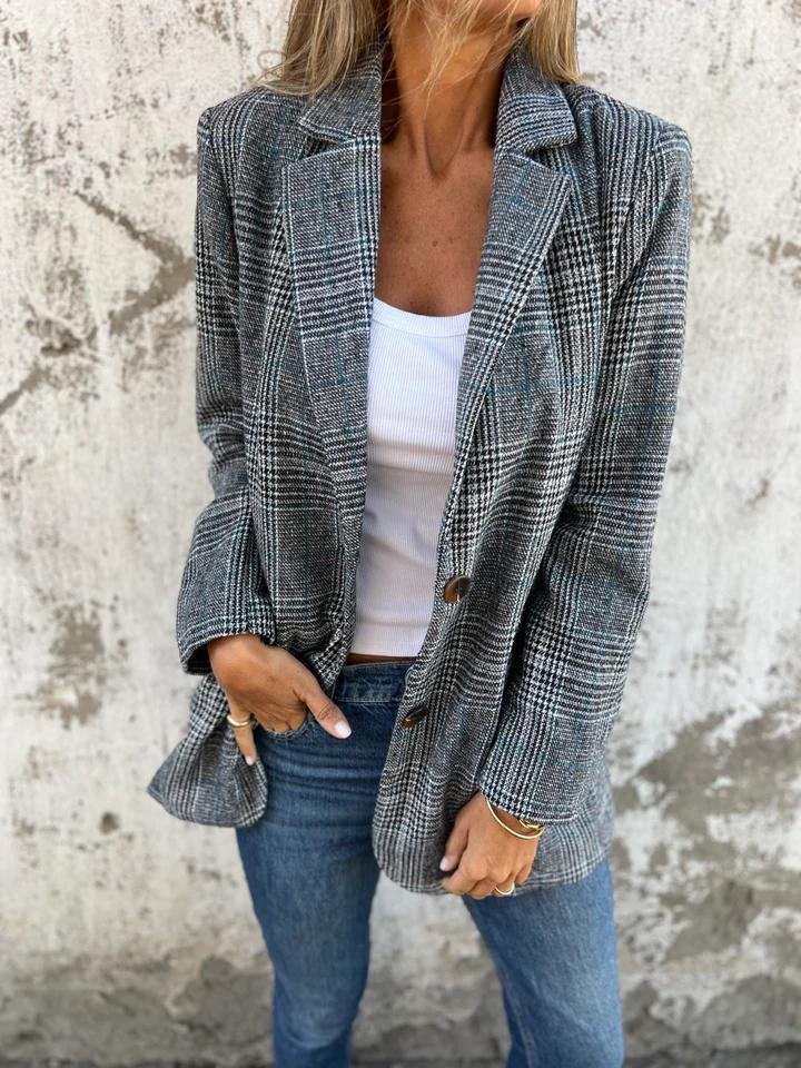 Ramona Karierter Damen Blazer
