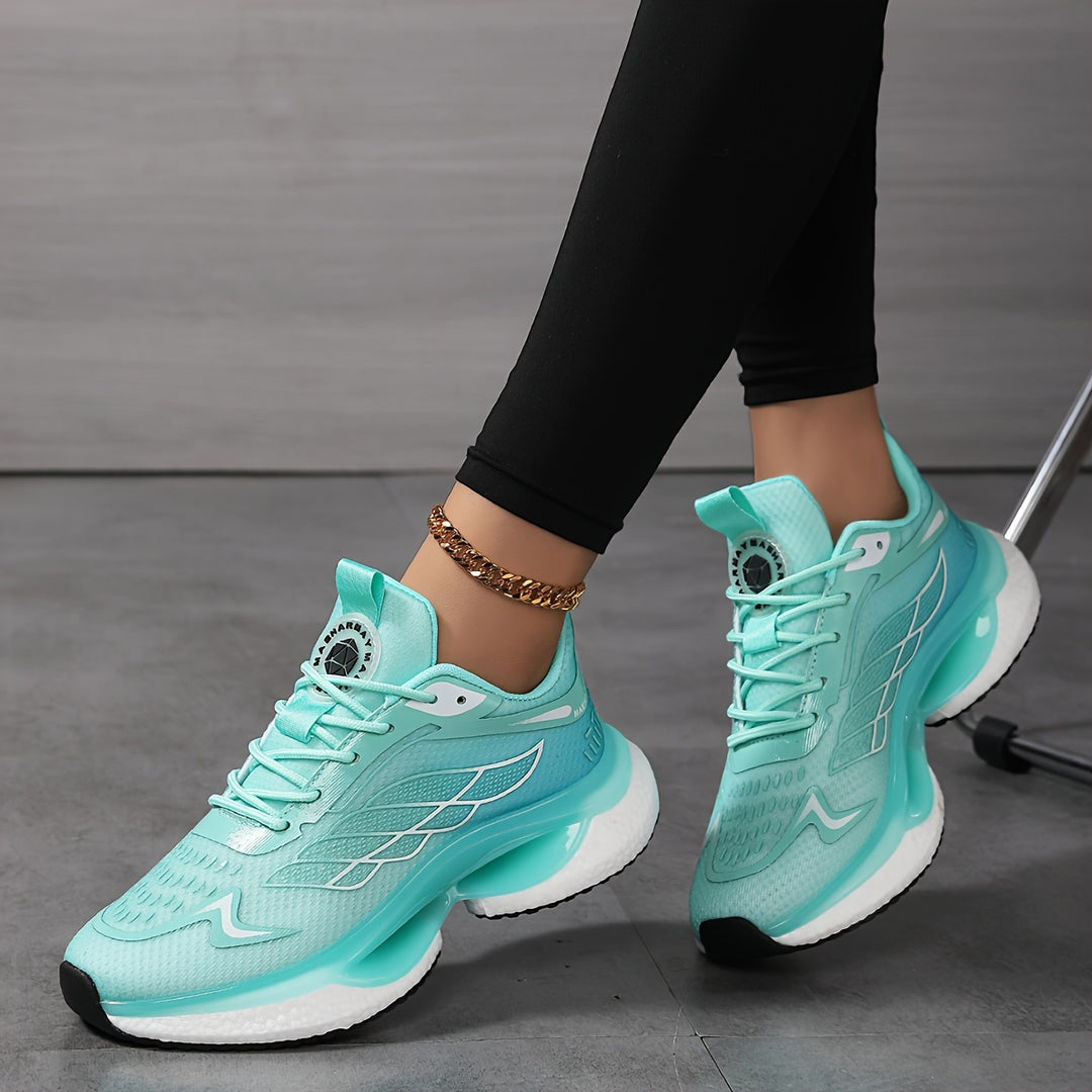 Leichte Atmungsaktive Damen Sneaker mit Rutschfester Sohle