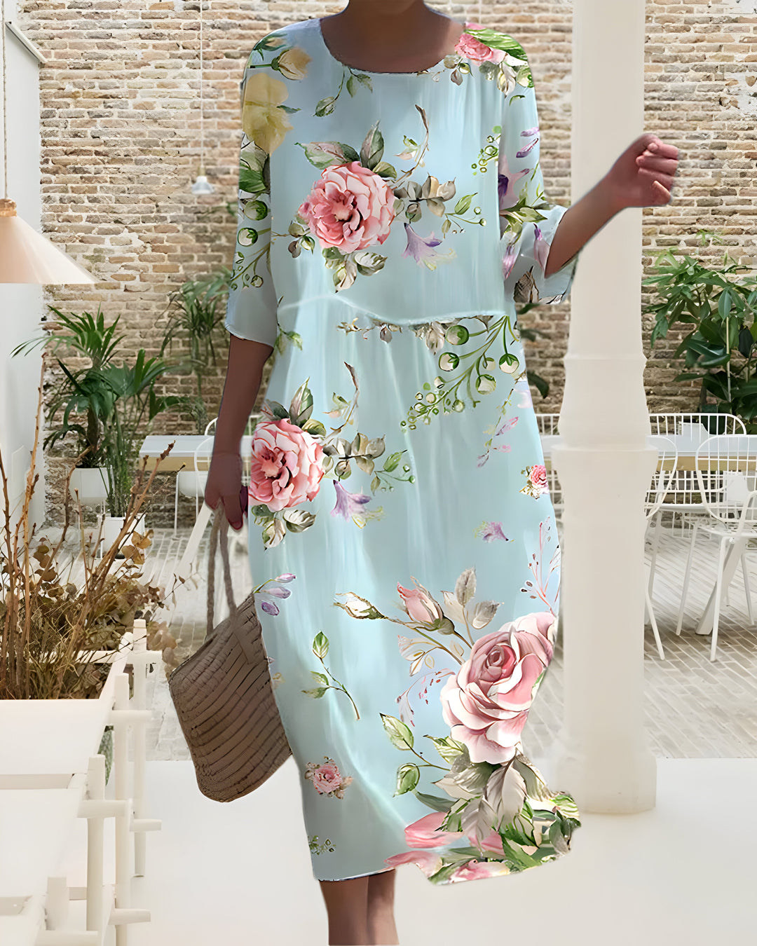 Trendiges Cord Damen Kleid
