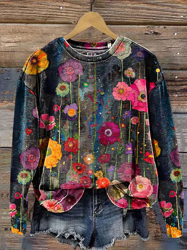 Florales Damen Sweatshirt