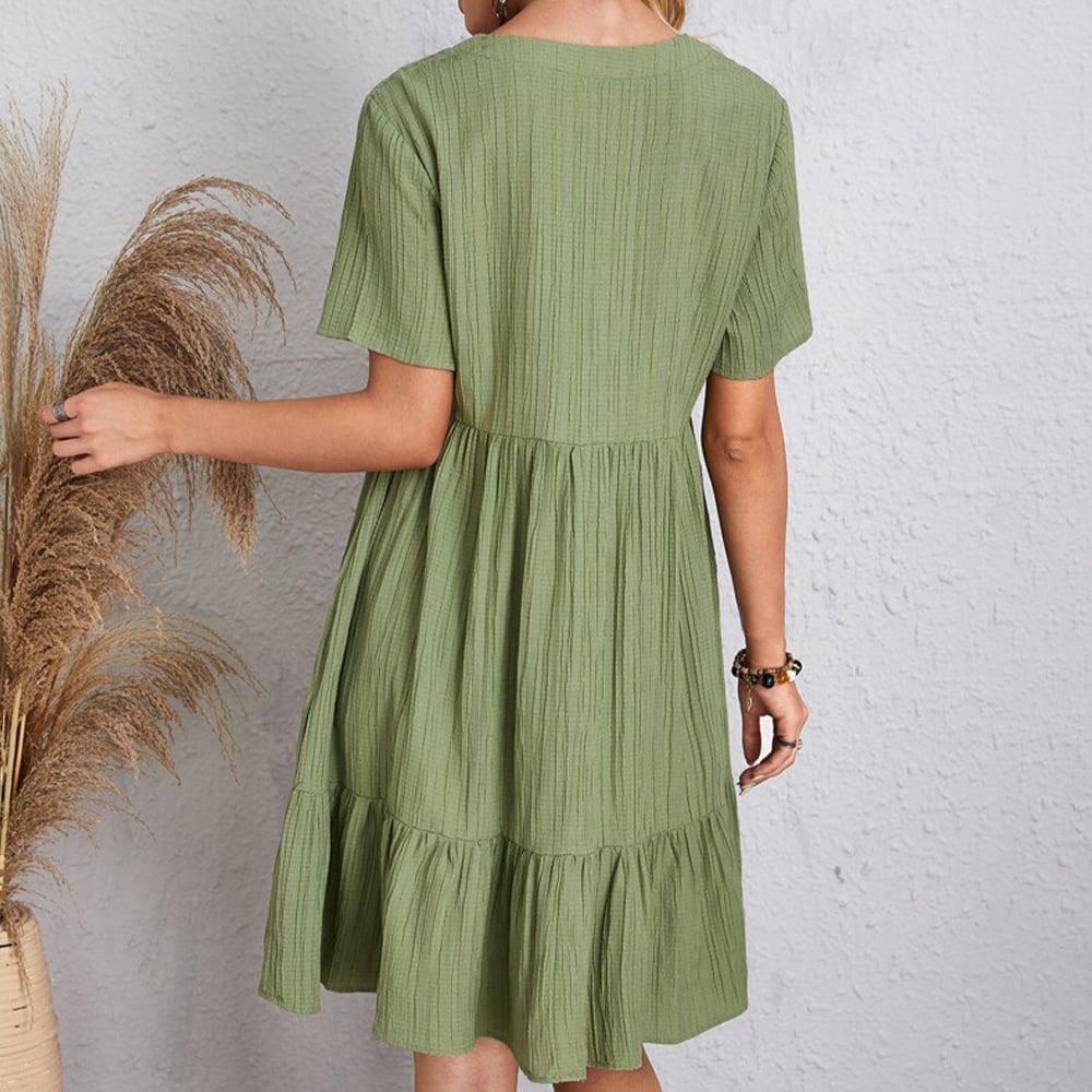 Elegantes Bequemes Damen Kleid