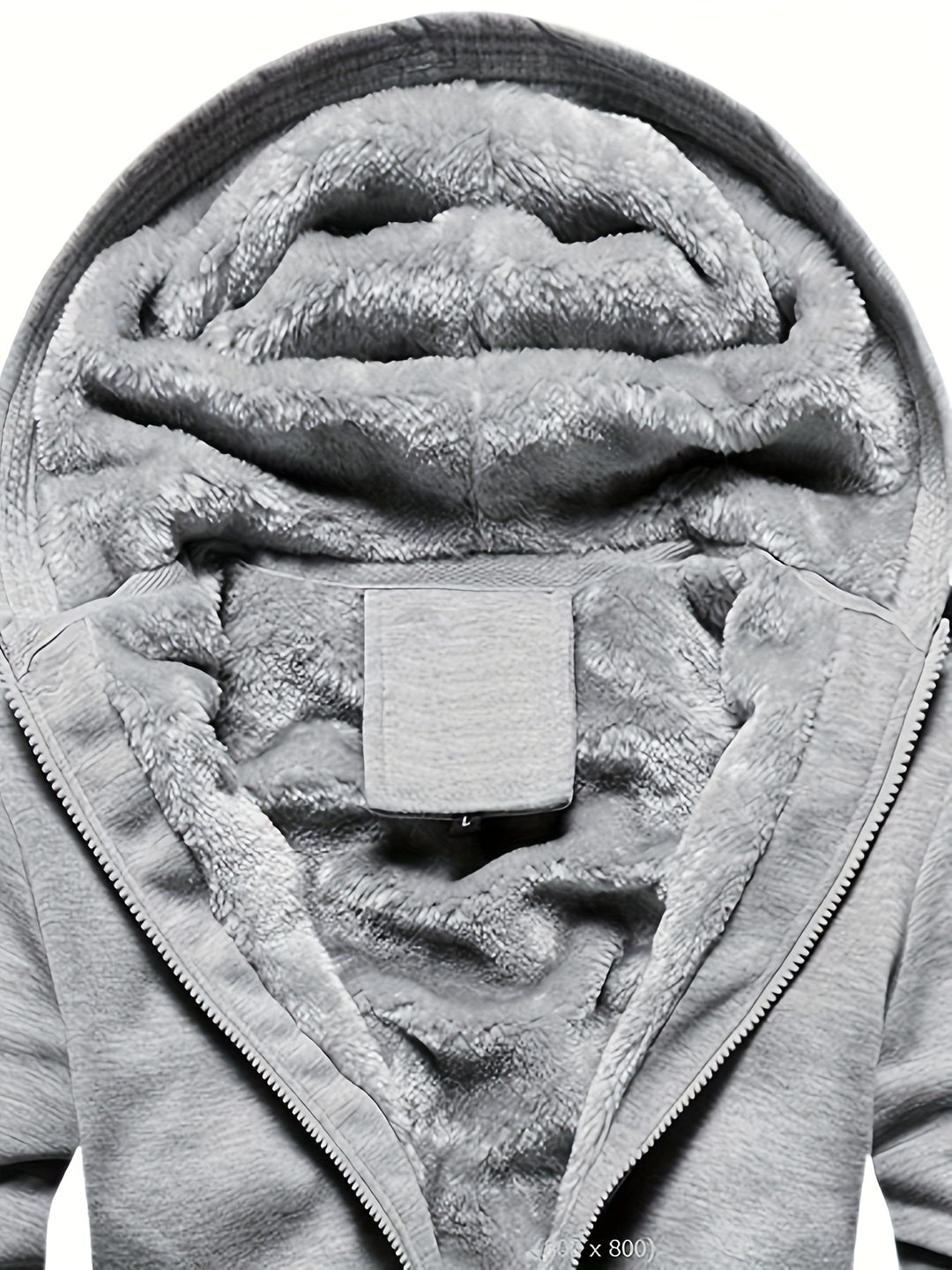 Warme Fleece Damen Zip-Hoodie Jacke