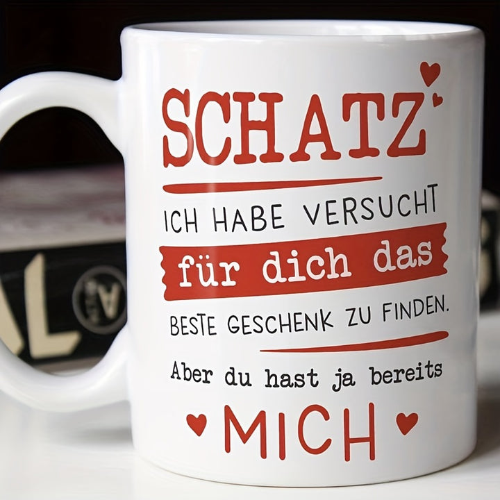 Romantische Keramik Damen Tasse