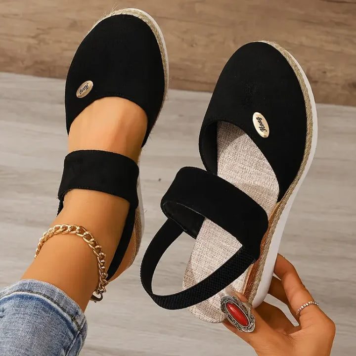 Bequeme Damen Plateau-Sandalen