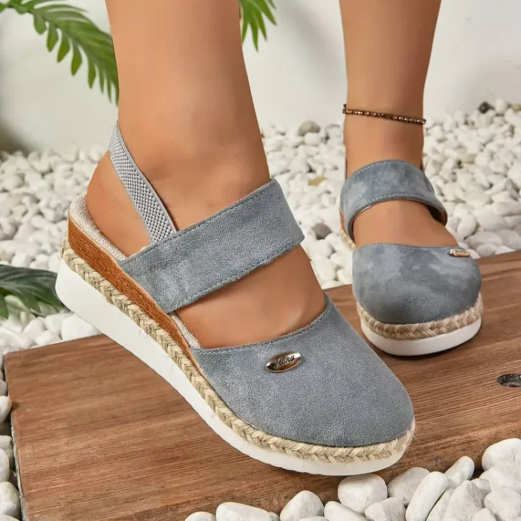 Bequeme Damen Plateau-Sandalen