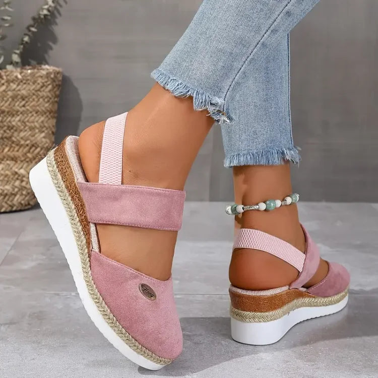 Bequeme Damen Plateau-Sandalen