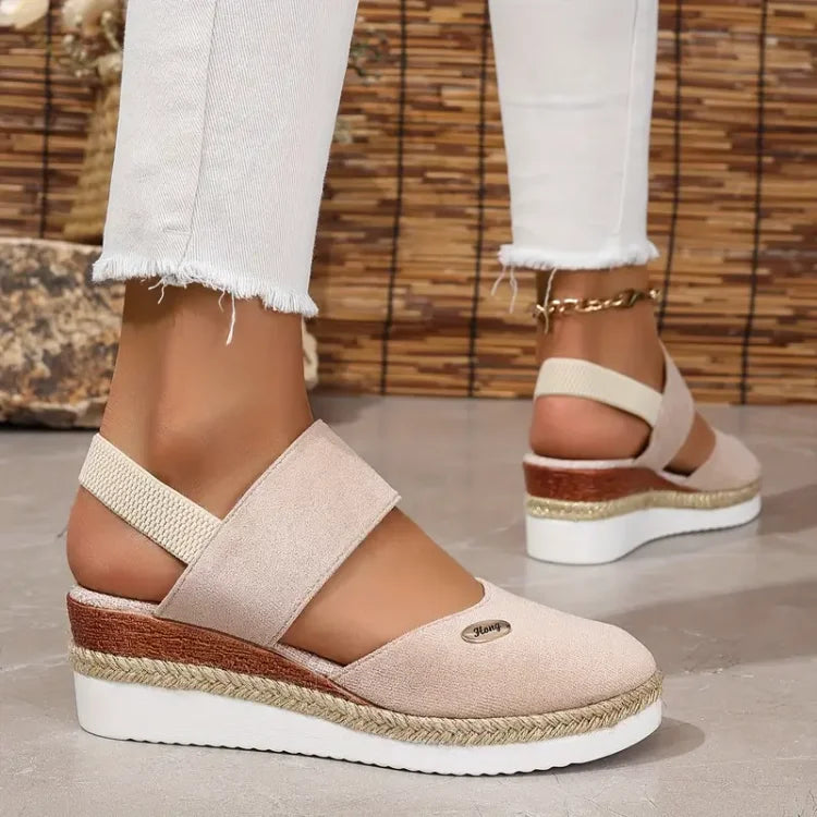 Bequeme Damen Plateau-Sandalen