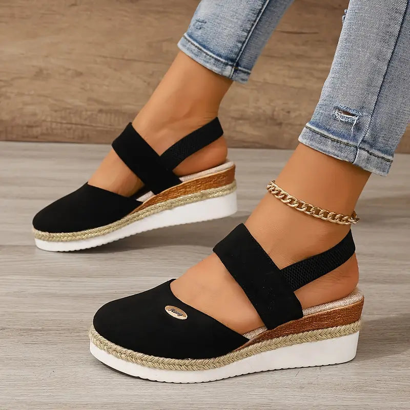 Bequeme Damen Plateau-Sandalen